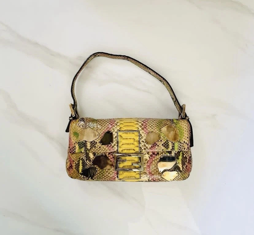Fendi — FENDI EXOTIC BAGUETTE BAG AUTHENTIC RARE VINTAGE
