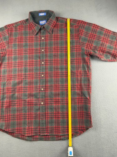Pendleton Shirt Men's XL Red Lodge Flannel 100% Wool Vintage Lumberjack Outdoor* - Picture 10 of 12