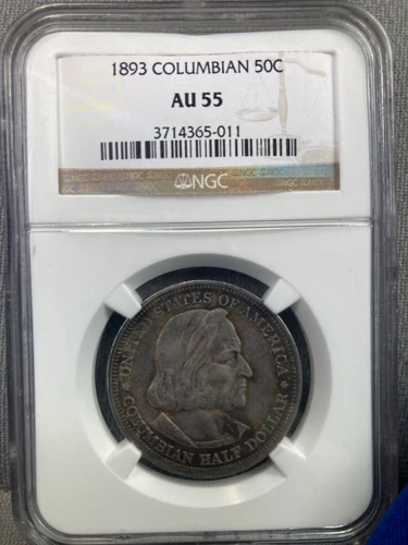 1893 Columbian Exposition Commemorative Half Dollar, NGC Uncirculated Details