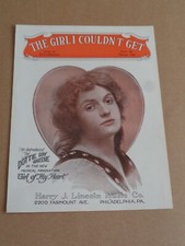 Dottie Ray Greene - Girl Of My Heart 1920 US Musical Theatre sheet music
