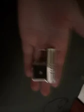 Corona Vintage Lighter Silver Tone with /Black Gun Lighter