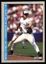 Mike Timlin 1993 Fleer #701 Blue Jays MLB READ FREE SHIPPING AutographDen