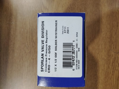#ad Crankcase Pressure Regulator 1 2 X 12 ODF Solder With Strainer $175.00