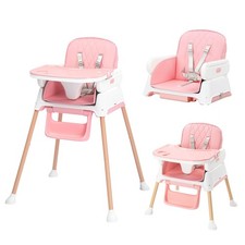 5 in 1 Baby High Chair for Babies and Toddlers, Portable Highchair Fold Compa...