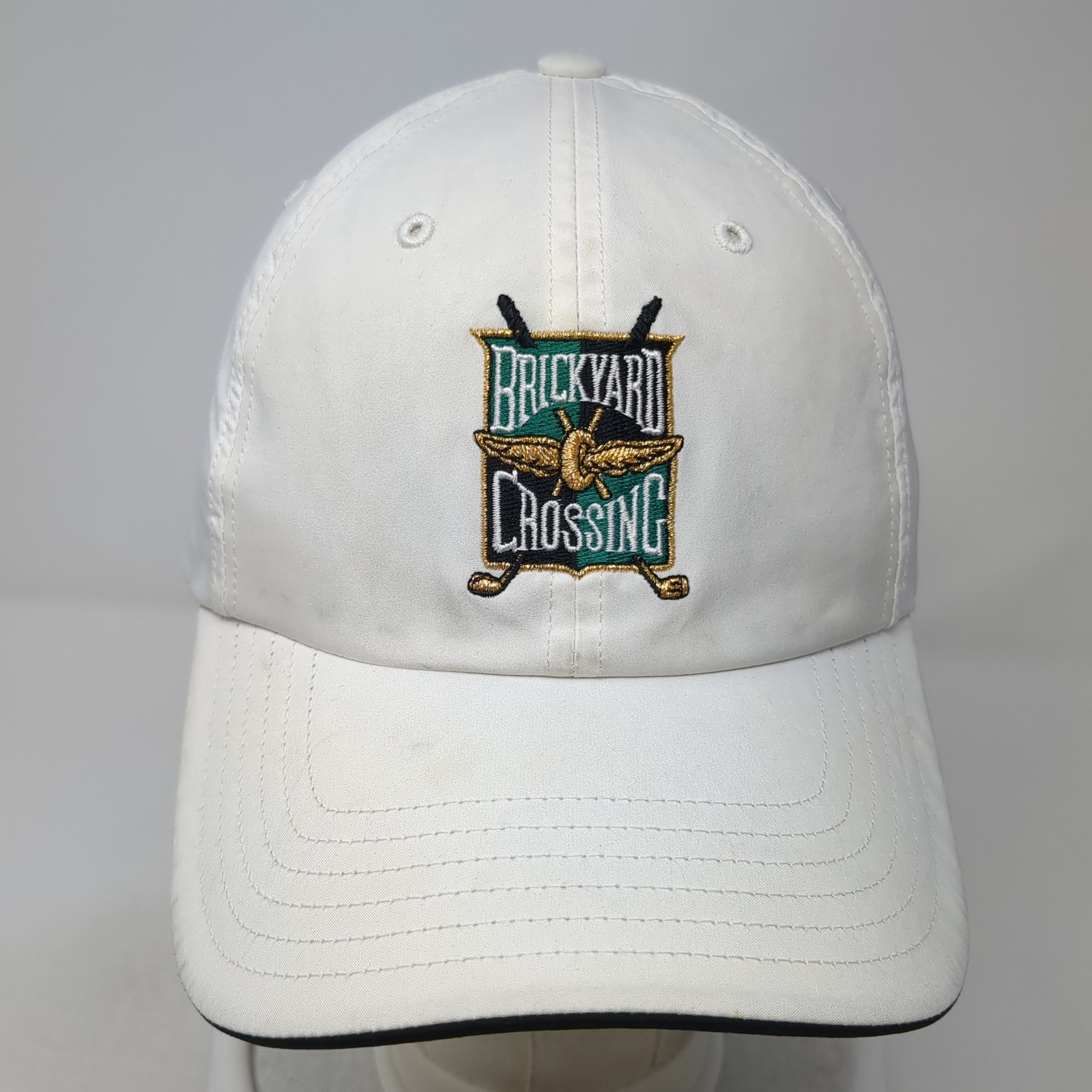 Brickyard Crossing Strapback Baseball Cap White O… - image 2