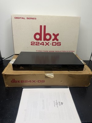 dbx 224X-DS Type II Tape Noise Reduction System Made In Japan In Box 