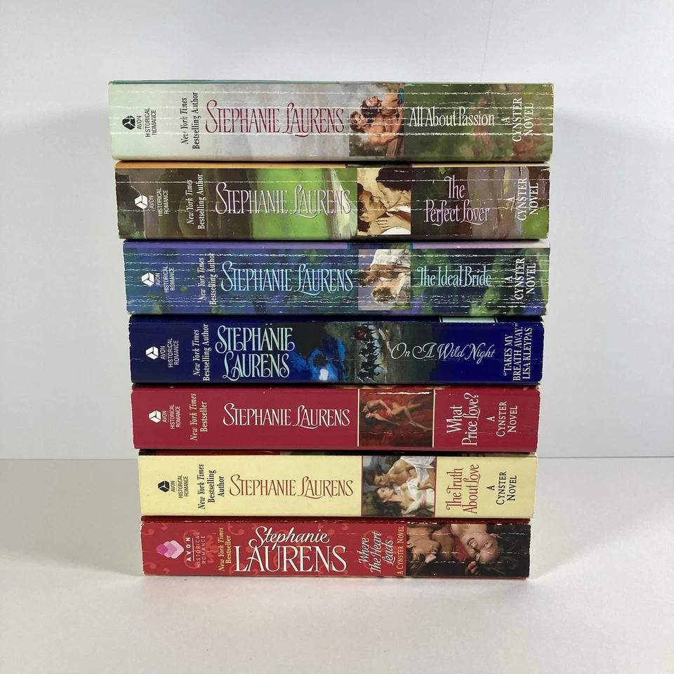 Stephanie Laurens Lot of 7 Historical Romances Paperback Books Cynster Series Foto 2 de 4