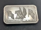 Crown Mint International Trade Unit .999 1 oz Silver Bar (Large Flag)