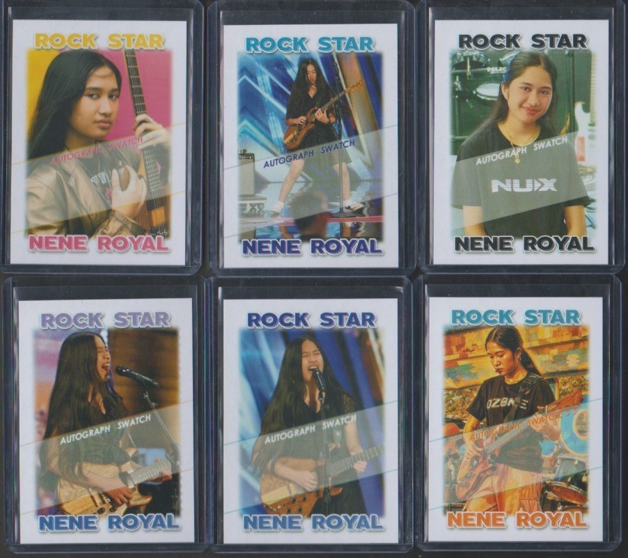 NENE ROYAL Phuket THAILAND ROCK STAR ROOKIE CARD RC w AUTO SWATCH (blank) 4U!