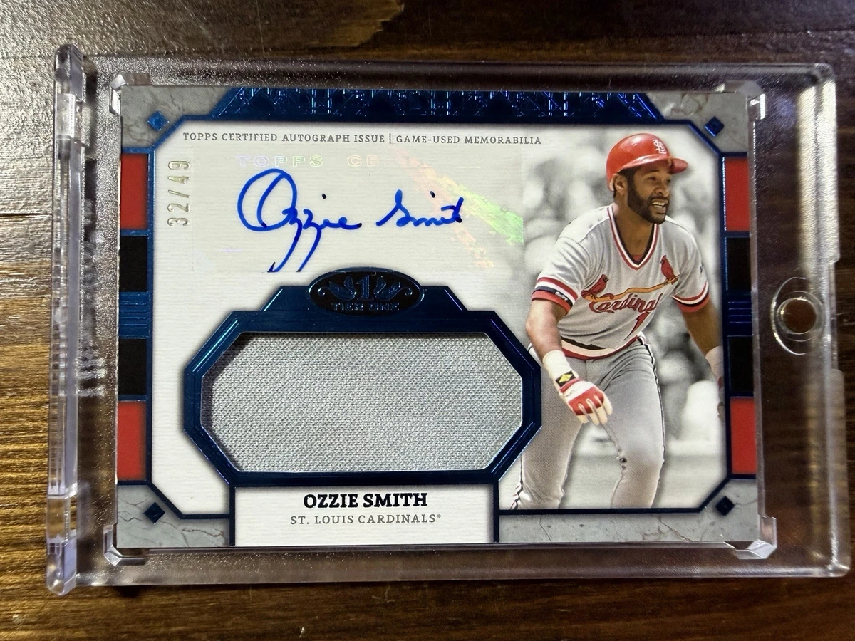 Ozzie Smith Autograph Baseball Cards for sale | eBay