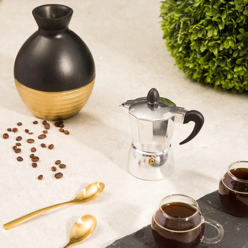 Caffettiera Kasanova da 1 tazza argento - Immagine 2 di 4