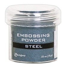 Ranger Embossing Powder-Steel - 3 Pack