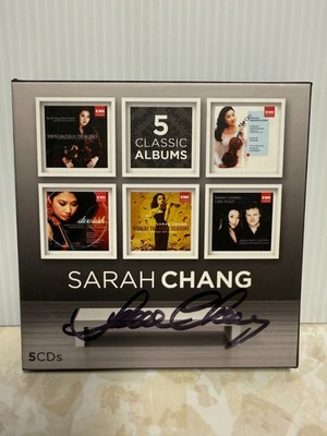 Sarah Chang 5 Classic Albums 5 CD Box Set Warner Classics SIGNED Autographed
