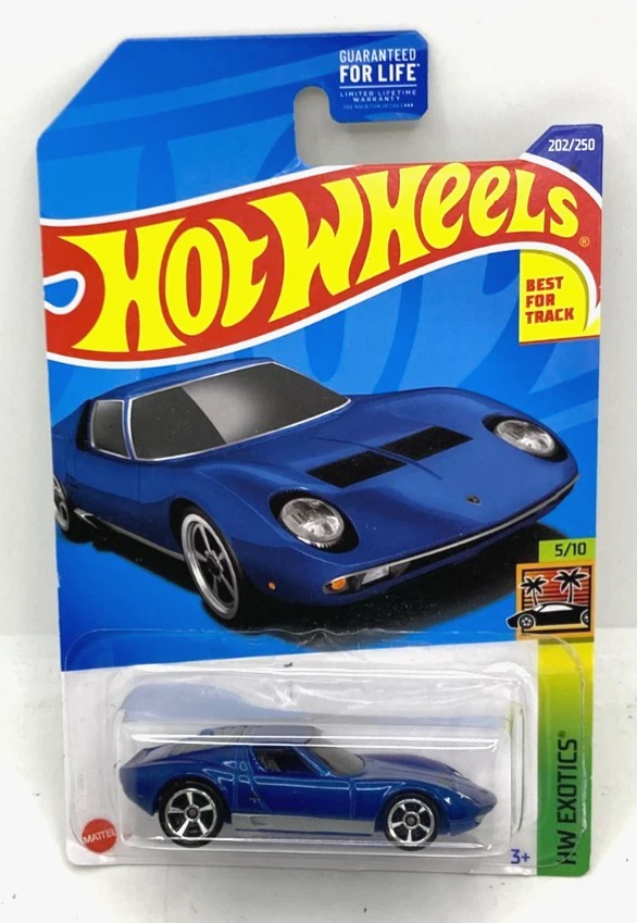 MI170 HOT WHEELS US / EXOTICS 2022 / 202/250 LAMBORGHINI MIURA SV - Photo 1/1