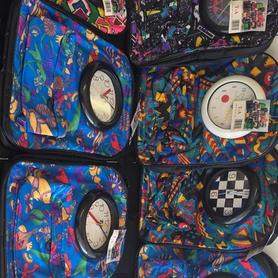T.A. Multicolor Abstract Kids' Backpack Adjustable Strap Canvas School