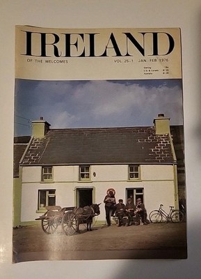IRELAND OF THE WELCOMES  Magazine Jan-Feb 1976 Volume 25-1