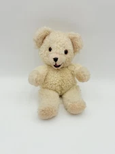 RUSS Snuggle Bear Plush Doll Fabric Softener Promo Toy Sherpa Hugs 11” - 1986