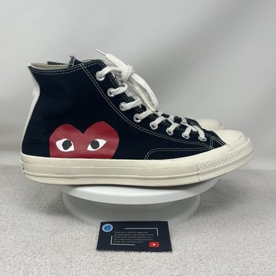 Converse Chuck Taylor 70  All Star High Comme des Garcons Play X Shoes Men s 11