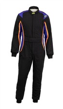 P1 Racewear Smart XT Race Suit 2-Layer FIA Black Size 7 (Sparco Size 62/64)