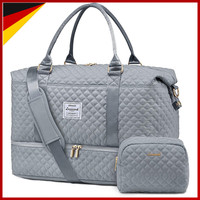 Reisetasche Damen Groß Mit Kulturbeutel Schuhfach Weekender Duffle Bag