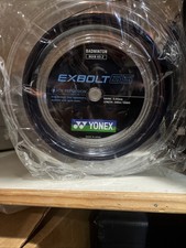New Yonex EXBOLT 65 Black Badminton String Re...
