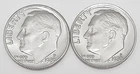 1980 P & D Roosevelt Dime Set AVE CIRCULATED **FREE SHIPPING**