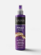 John Frieda Frizz Ease Daily Nourishment Leave-In Conditioner 8 Oz - NEW