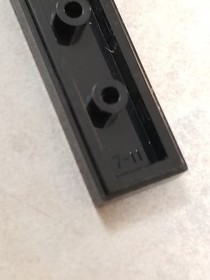 Lego Black Tile 1 x 8 with 'Sydney' Pattern - 4162pb164, 21032