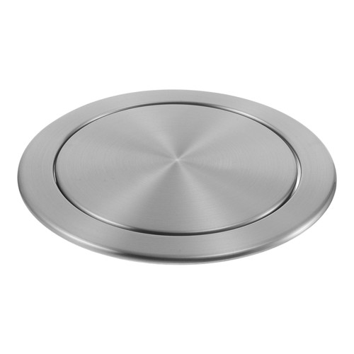 Recessed Trash Bin Lid: Stainless Steel Swing Flap Built-in Flap Cover for - Picture 9 of 12