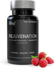 Rejuvenation Molecular Hydrogen Water Tablets: 12 ppm H2, Patented, USA Made, IH