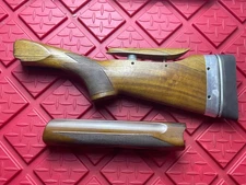 USED Unbranded Unknow Model O/U Over Under Shotgun Stock & Forend Set Trap Skeet