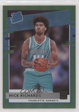 2020-21 Panini Donruss Rated Rookies Green Flood Nick Richards #222 0fn0