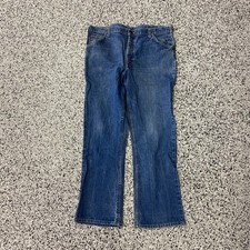 Vintage 80s Lee Riders Blue Denim Jeans size 36x31