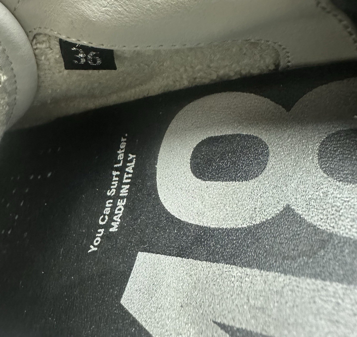 P448 John Embossed Leather Snake Python Suede Sne… - image 10