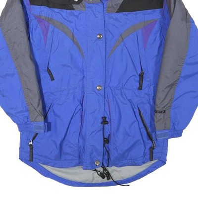 NORDICA スノーボードジャケット マルチカラー NORDICA Womens Blue & Grey Zip Jacket M Polyester Blend Outdoor