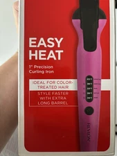 Revlon Easy Heat 1" Precision Curling Iron with TruGuard for Color Treated Hair