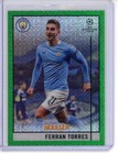Ferran Torres 2020-21 Topps Merlin Green Mojo Refractor 14/99