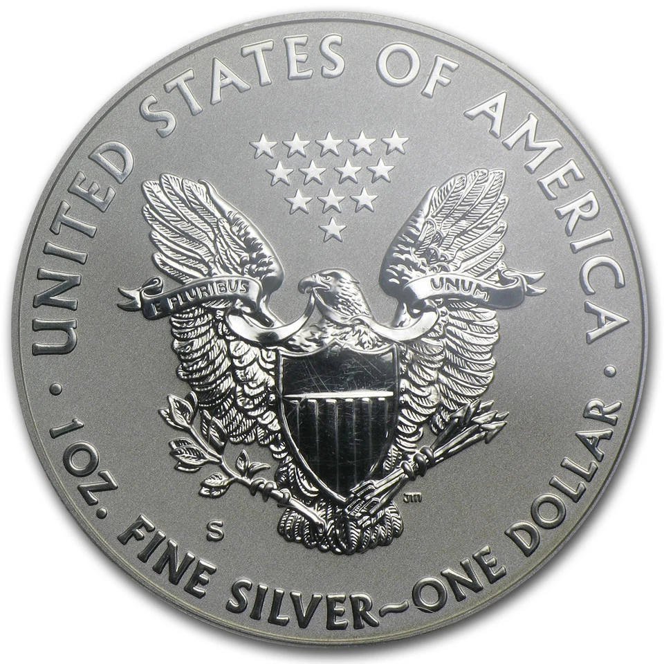 2012-S Reverse Proof Silver Eagle PR-69 PCGS (John Mercanti) - Image 3 of 4