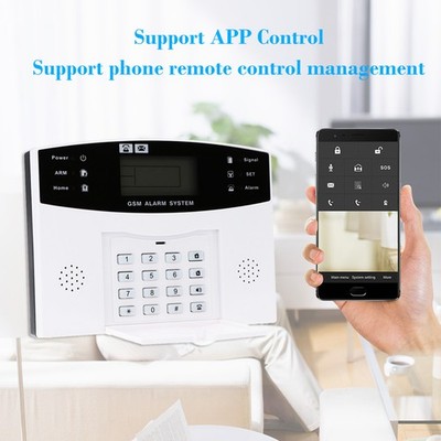 Wireless GSM SMS Home Burglar Security Alarm System Detector Sensor Kit