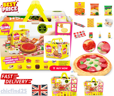 ZURU Slime Mart kleiner Korb Pizza Zum Selbermachen Essen Schleim Kit Kinder Spielzeug Schleim Snacks
