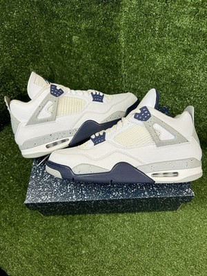Nike Air Jordan 4 Retro Midnight Navy Size 13 DH6927-140 OG Cement