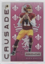 2018 Panini Rookies & Stars Crusade Pink 25/85 Alex Smith #CRU-16 5by
