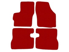 Fußmatten, Automatten für Mazda 3 I 2003-2009, Rot x14 Rand