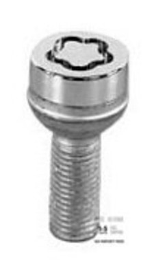 28018 Chrome Bolt Style Radius Seat Locks (M14 x 1.5 Thread Size) - Set of 4