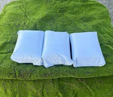YIQIFLY  3 PACK Artificial Moss Mat Fake Grass Rug DIY Synthetic Turf Lawn
