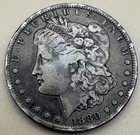 1880-S Morgan Silver Dollar Better Date 90% Silver US Coin Nice Original Tone