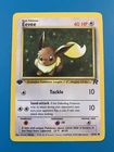 1st Edition Eevee 55/82 Team Rocket Set Rare Vintage Pokemon Card - NM