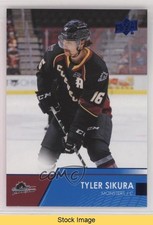 2021-22 Upper Deck AHL Blue Tyler Sikura #23 READ 0qr0