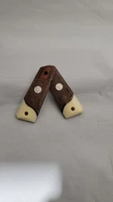 1911 Full Size Carved Rosewood Grips w/Acrylic Ivory Accent with Silver Punisher