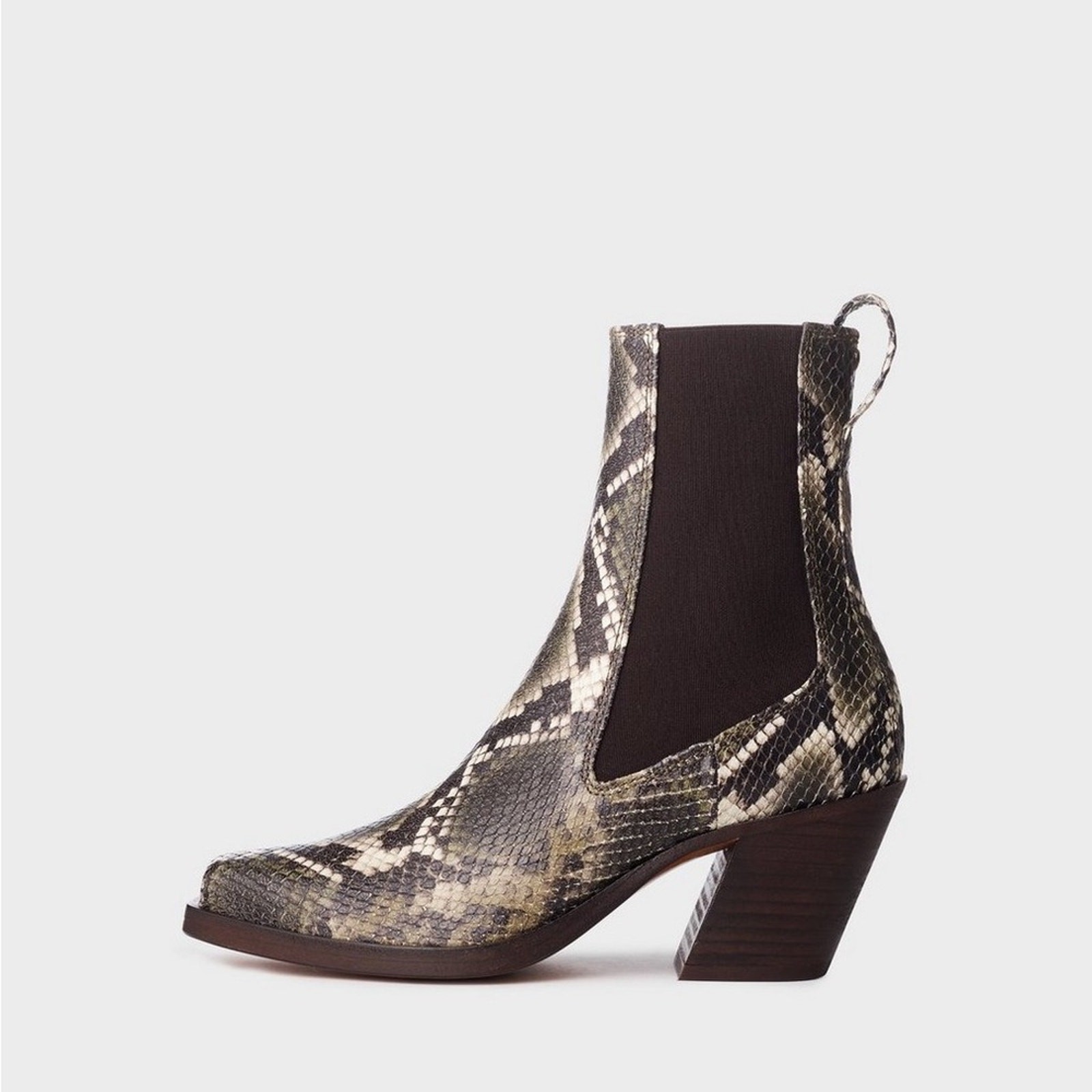 Rag & Bone Axis Boots Python Snakeskin Ankle Boot… - image 1